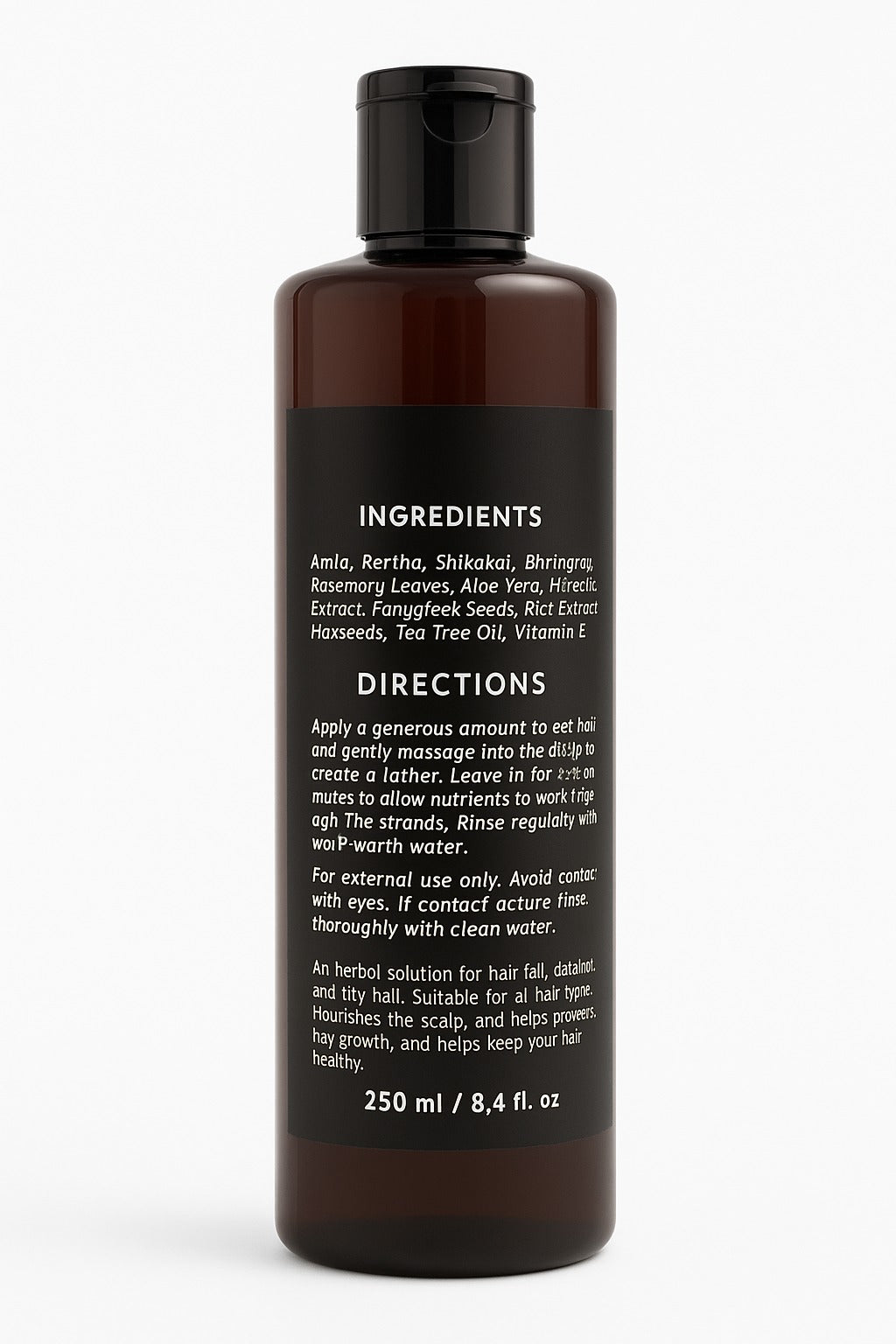 RMAMHI Organic Shampoo for Hair Growth – 100% Natural, Anti Hair Fall, 250ml